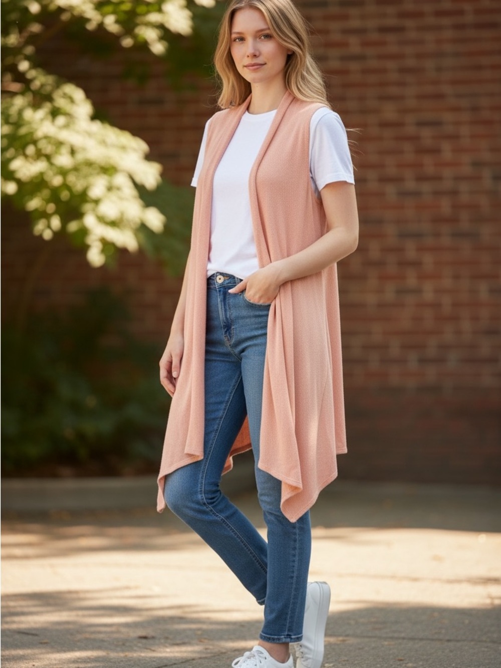 Dear Scarlett Lg Rose Sweater Vest